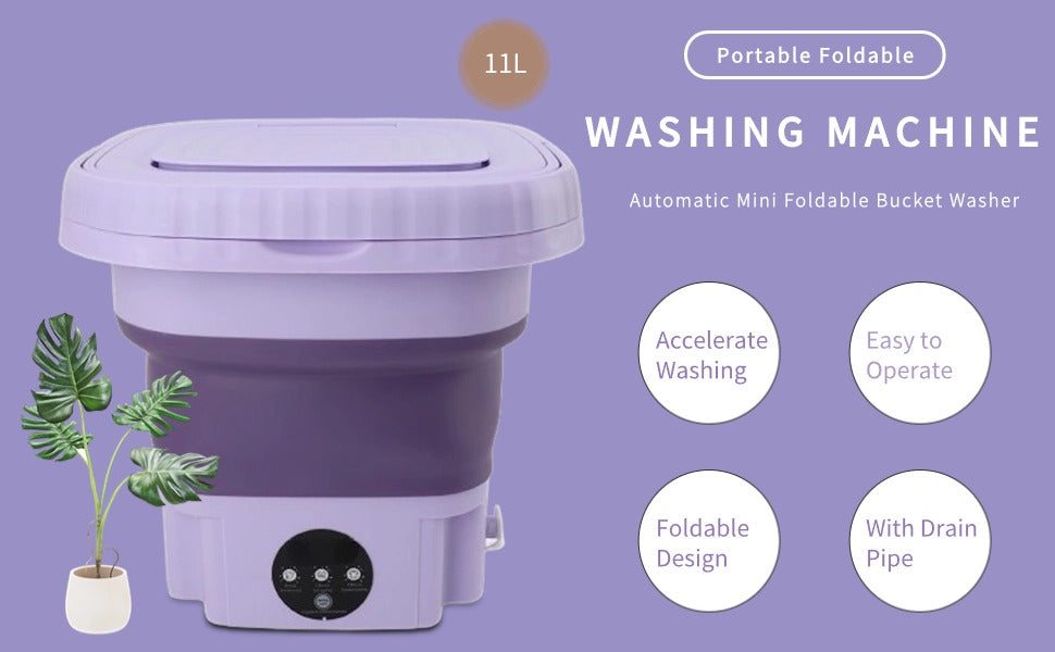 Mini Portable and Foldable Washing Machine
