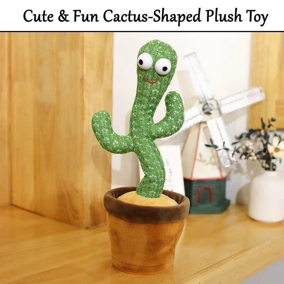 Dancing Cactus Toy with Music & Light - (FREE Delivery)