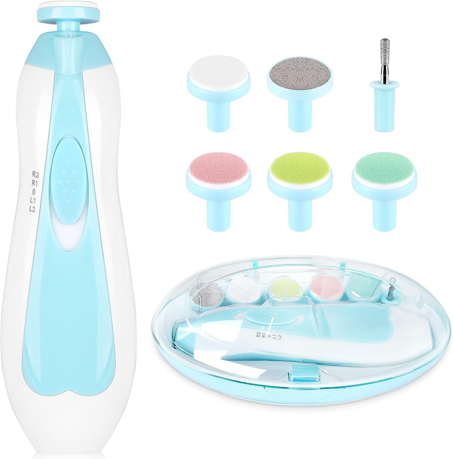 6 in 1 Electric Baby Nail Trimmer & Clipper Set
