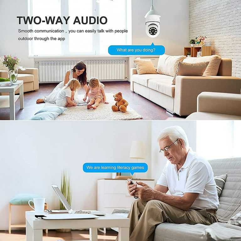 Wireless Wifi Bulb Security Camera - (IMPORTED)
