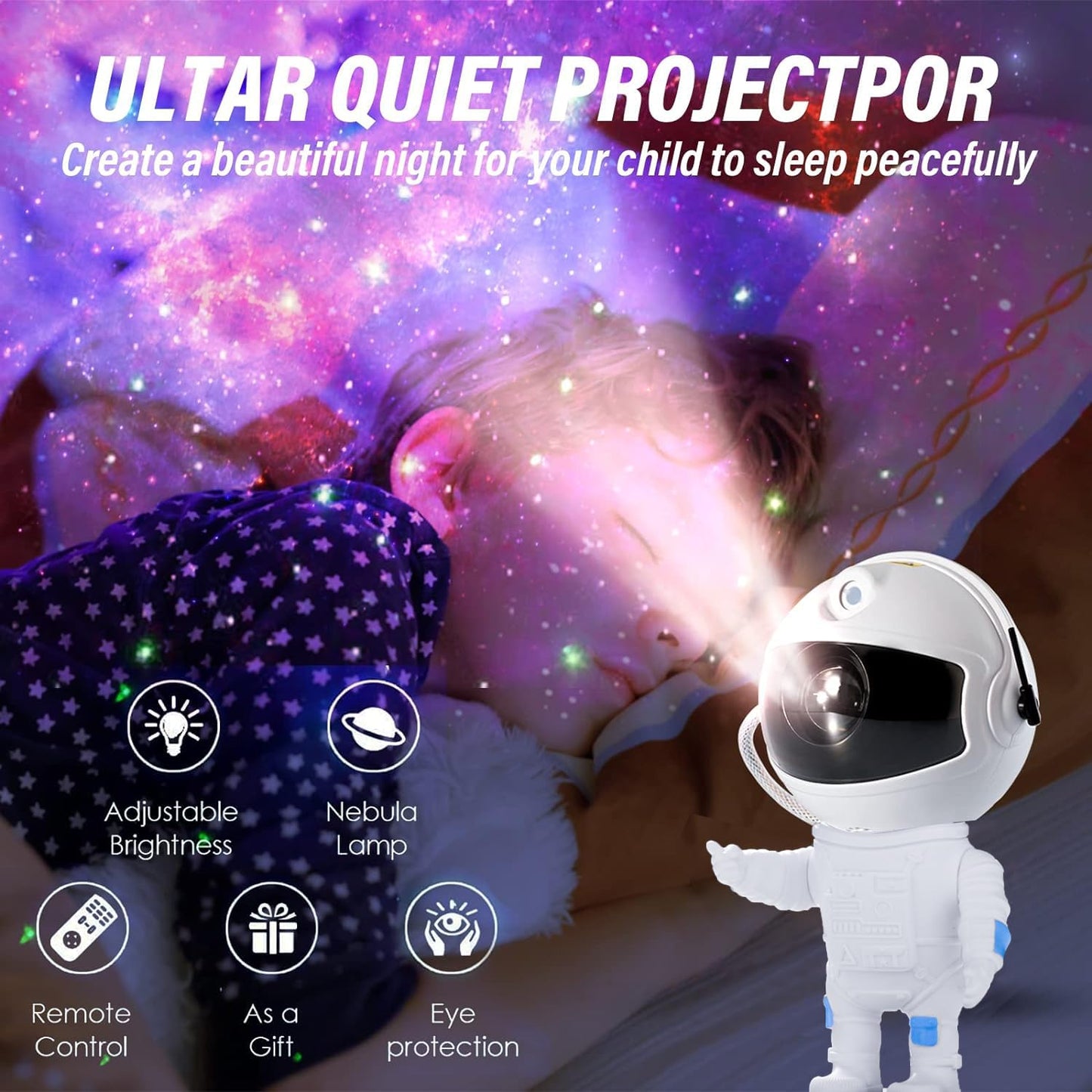 Astronaut Galaxy Sky Light Projector