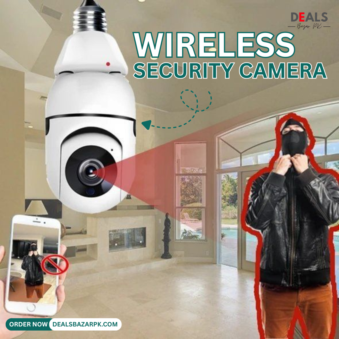 Wireless Wifi Bulb Security Camera - (IMPORTED)