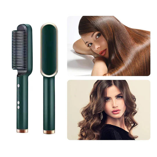 2-in-1 Professional Hair Straightener Comb - (FREE DELIVERY)