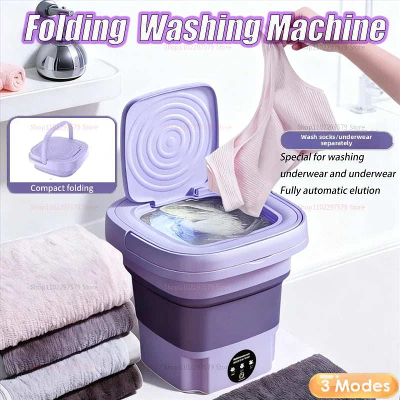 Mini Portable and Foldable Washing Machine