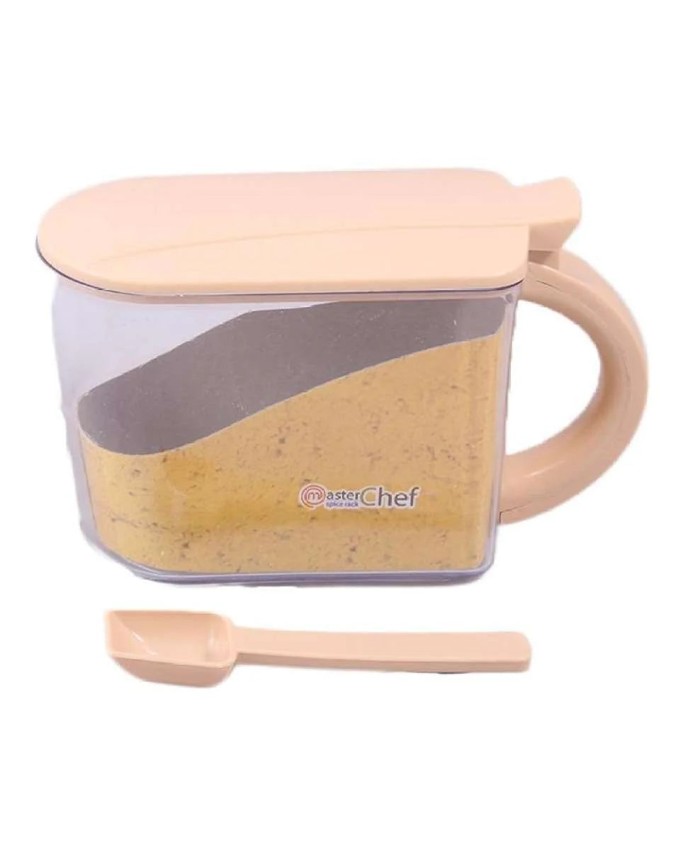 MasterChef Spice Rack With 6 Spice Jars – Beige/Brown