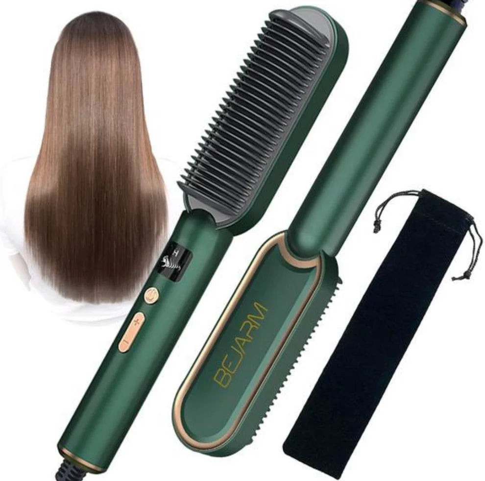2-in-1 Professional Hair Straightener Comb - (FREE DELIVERY)